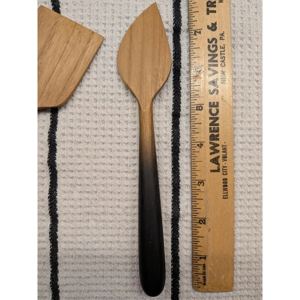 Handcrafted 3-Piece Wooden Cheese Serving‎ Set Ombre Charcuterie Tools